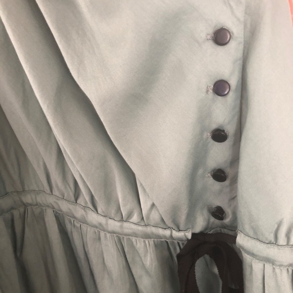 NWT Hoss Intropia  Coastal Medium  Sage Green/ Black Designer Halter Dress - Picture 4 of 4